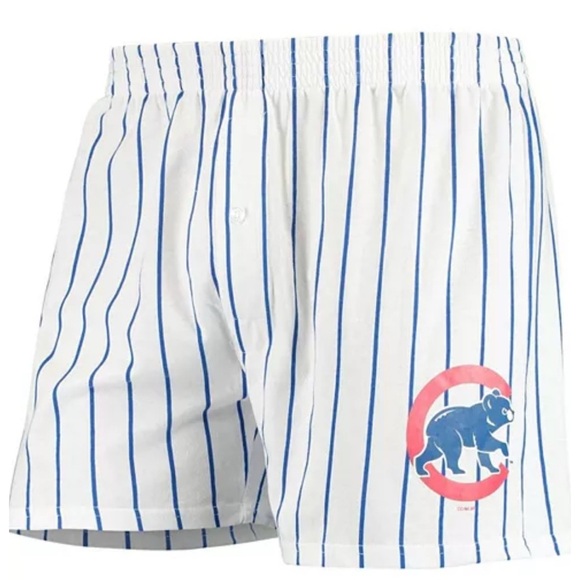 Men's White Chicago Cubs Vigor Boxer Shorts ⚾️🐻 - Picture 1 of 5